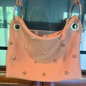 Genuine Leather Star-Studded Women's Bag from Spain